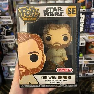 FUNKO POP STAR WARS OBI WAN KENOBI ENAMEL PIN